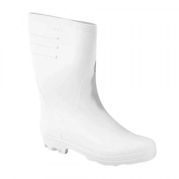 Bota de PVC Branca Cano Médio com Forro Número 36 C.A 43107 Vonder