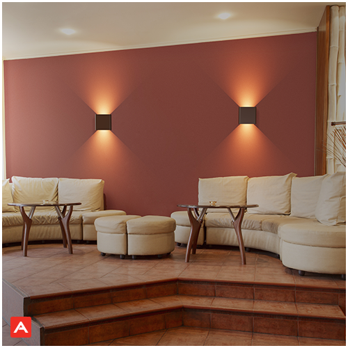 Arandela Preto Elegance Led IP65 3000k 3W- Avant Bivolt