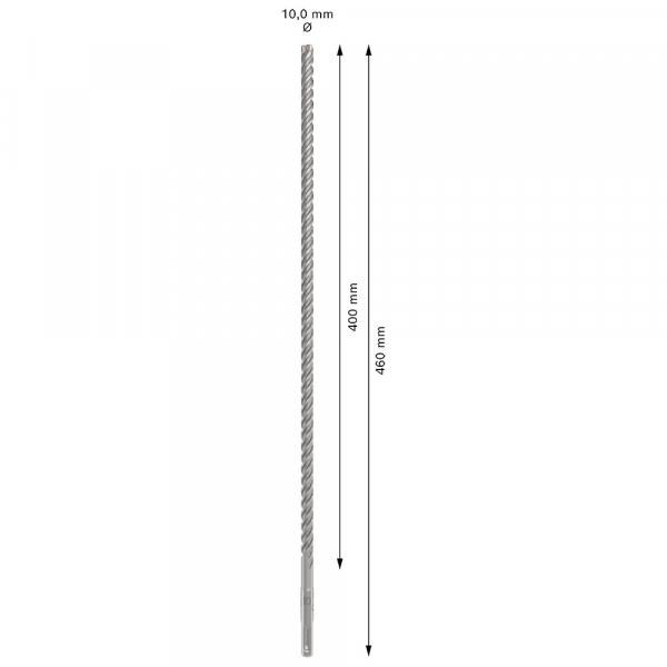 Broca para Concreto SDS Plus 5X 10 x 400 x 460mm Bosch