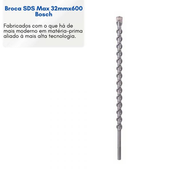Broca SDS Max 32mmx600- Bosch
