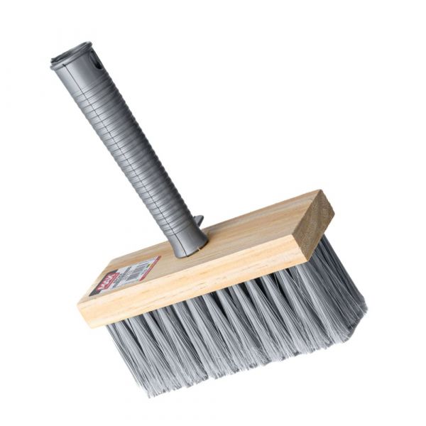 Broxa Grande Cepa Madeira com Cabo de Plástico Max