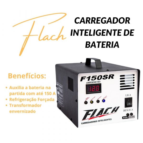 Carregador Inteligente De Bateria 12V/ 24V F150 RNEW 60 Flach