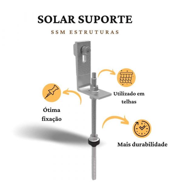 Solar Suporte L Simples Tm 001 Ssm Estruturas