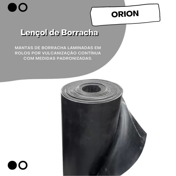 1 Metro Lençol de Borracha 2,0 X 3,0mm Orion