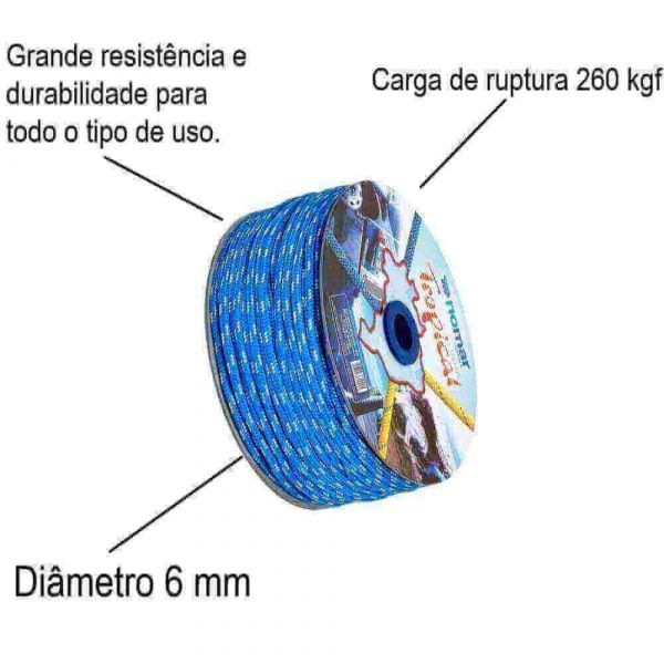 1 Metro Corda Tropical Seda Polipropileno 0,3mm Riomar
