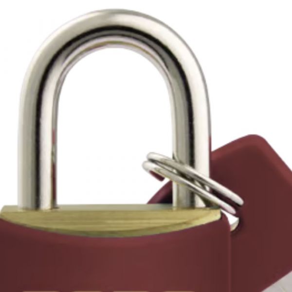 Cadeado Cores 35mm Vermelho com Chave Pado