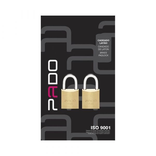 Cadeado Sm 2 Lt-20 mm Com 4 Chaves Pado