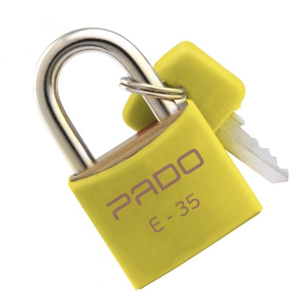 Cadeado SM LT-35mm Amarelo Pado