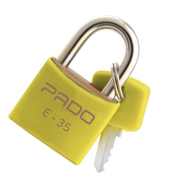 Cadeado SM LT-35mm Amarelo Pado
