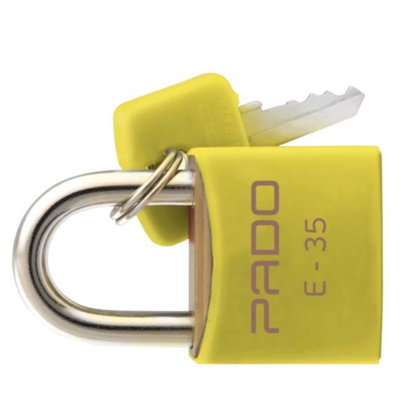 Cadeado SM LT-35mm Amarelo Pado