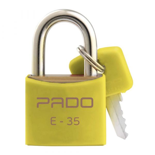 Cadeado SM LT-35mm Amarelo Pado