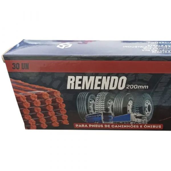Caixa 30 Unidades de Refil Inserto para Pneus de Caminhão e Ônibus 200x6mm Steels Equipamentos
