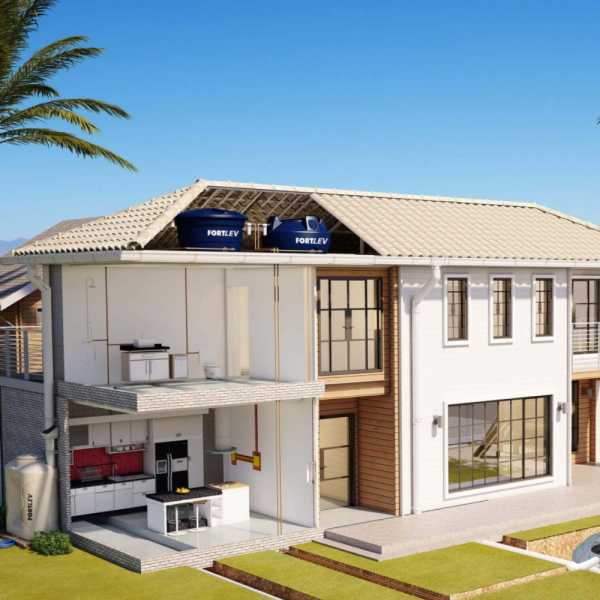 Caixa D'Água de Politileno 250 Litros com Tampa Fortlev