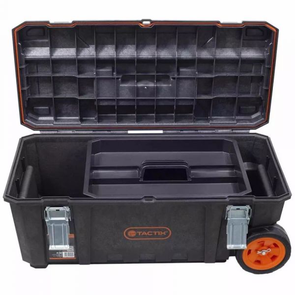 Caixa de Ferramenta com Rodas Heavy Duty Tactix Amatools