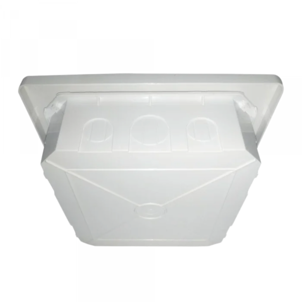 Caixa de Pasagem de Embutir 20x20cm com Tampa QDW02 CP-20-BE Weg