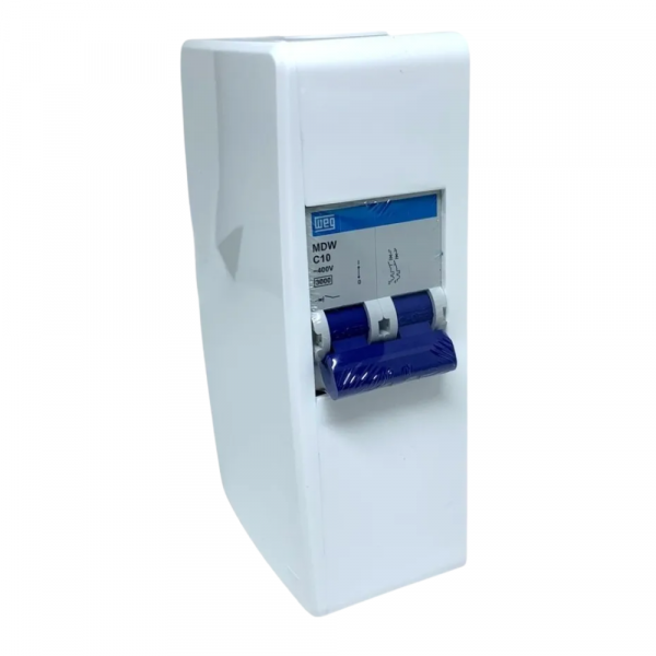 Caixa de Proteção com Tomada e Disjuntor 10A 250V 2P+T 14656902 Weg