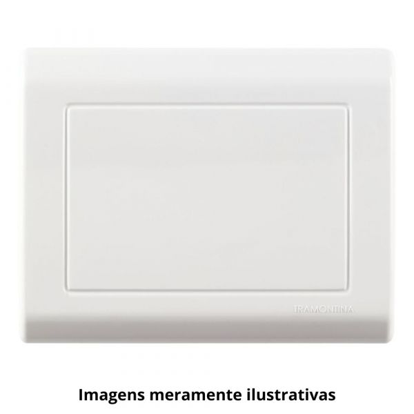 Caixa de Sobrepor Cega LizFlex Branca Tramontina