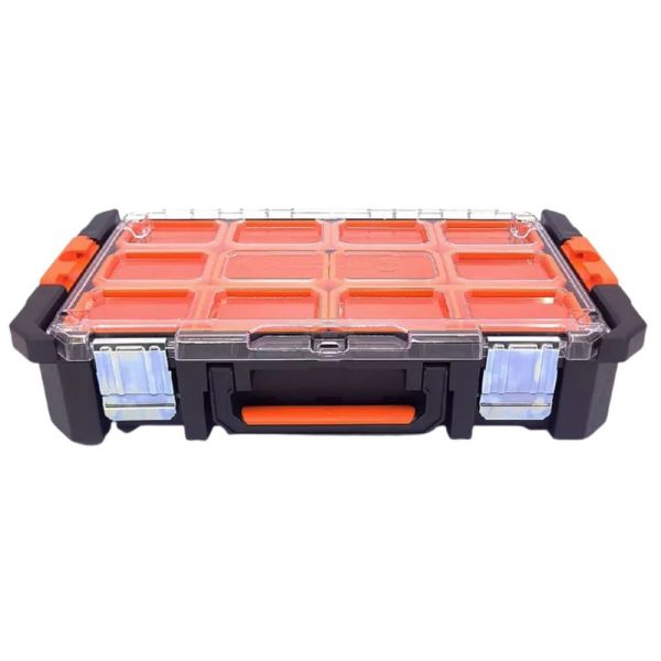 Caixa Organizadora Modular para Ferramentas 12 Compartimentos Tactix Amatools