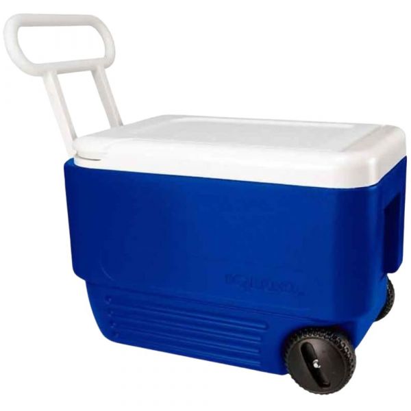 Caixa Térmica com Rodas Wheelie Cool 36 Litros Azul Igloo