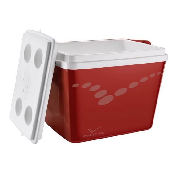 Caixa Térmica Pop Vermelha 34 Litros Valvet Invicta