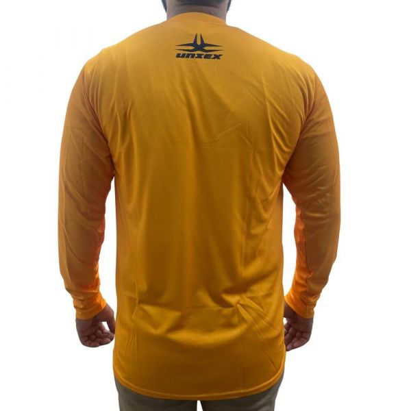 Camisa Térmica Manga Longa Amarela UV 30+ Tamanho GG Ferpam Uniex