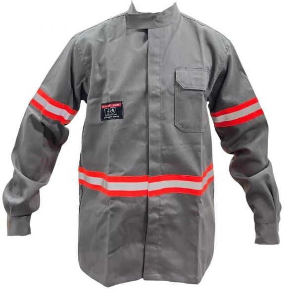 Camisa Unifort NR10 Cinza Tamanho EXG Sayro