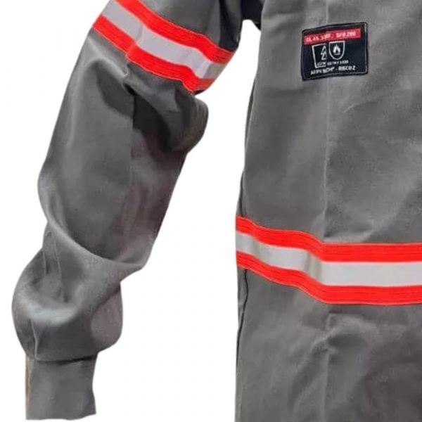 Camisa Unifort NR10 Cinza Tamanho EXG Sayro