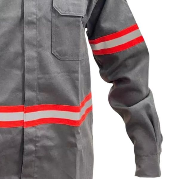 Camisa Unifort NR10 Cinza Tamanho EXG Sayro