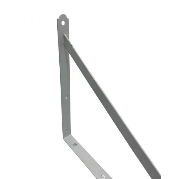 Cantoneira Ferro Reforçada Branca 25 cm Hayner 