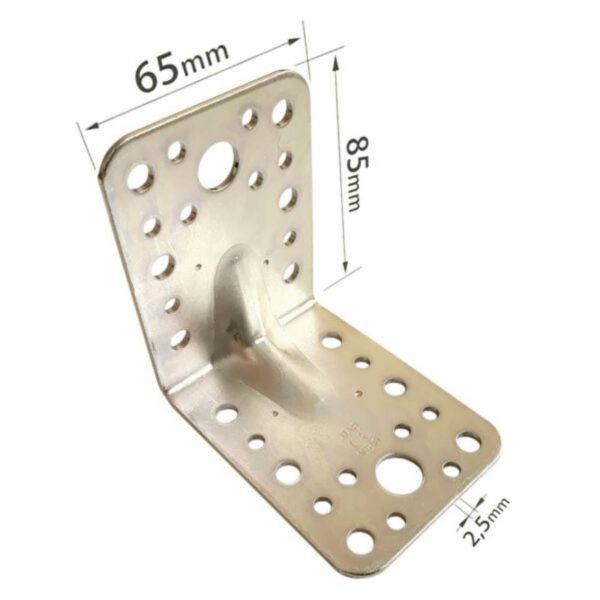 Cantoneira de Junção Dobrada 65x85x2,5mm Minubras 
