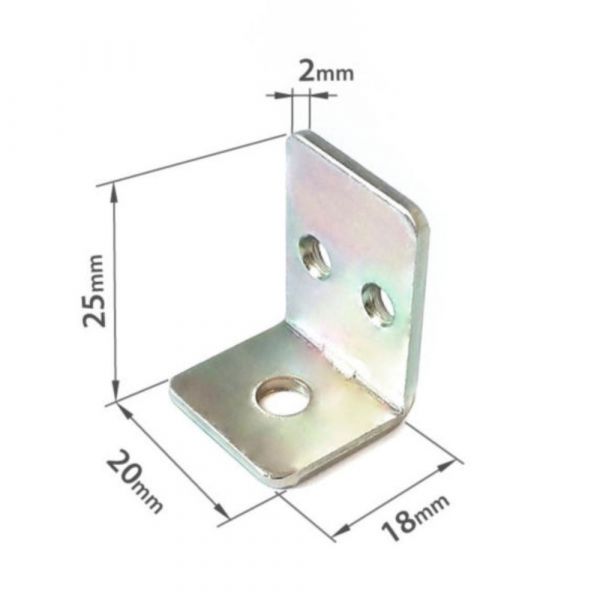 Cantoneira de Reforço para Móveis 20x20 X 15x1,8mm Minubras