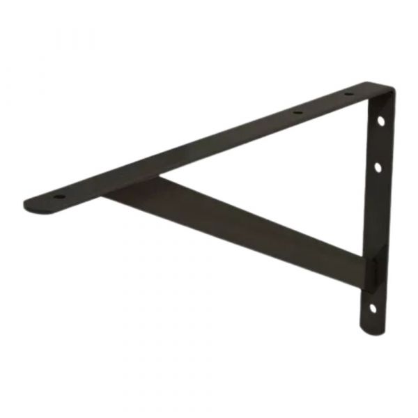 Cantoneira Preta De Ferro Leve 40 cm Hayner 