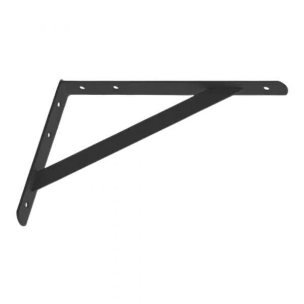 Cantoneira Preta De Ferro Leve 40 cm Hayner 