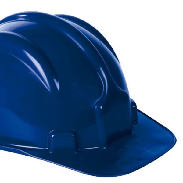 Capacete Aba Frontal com Carneira Azul Plastcor 