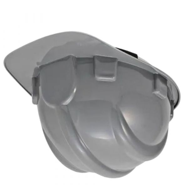 Capacete Aba Frontal com Carneira Cinza Plastcor 