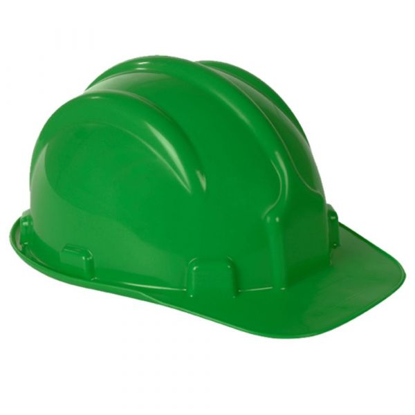 Capacete Aba Frontal com Carneira Verde Plastcor
