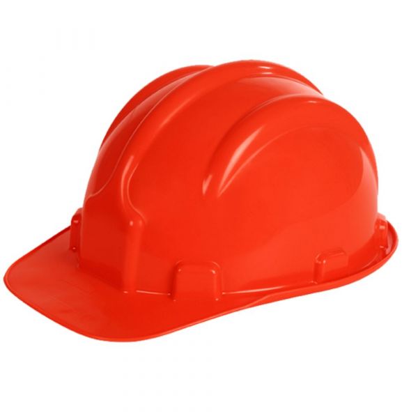 Capacete Aba Frontal com Carneira Vermelho Plastcor