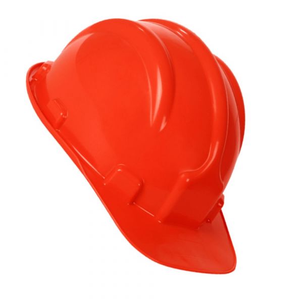 Capacete Aba Frontal com Carneira Vermelho Plastcor