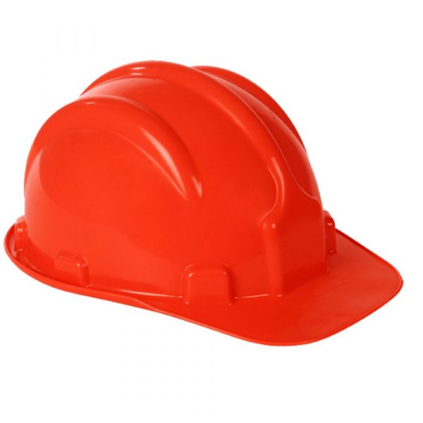 Capacete Aba Frontal com Carneira Vermelho Plastcor