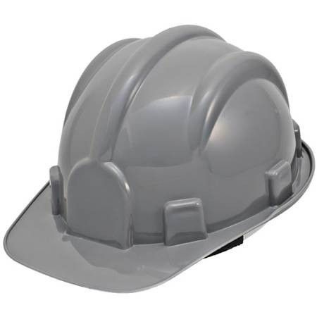 Capacete Aba Frontal com Carneira Cinza Plastcor 