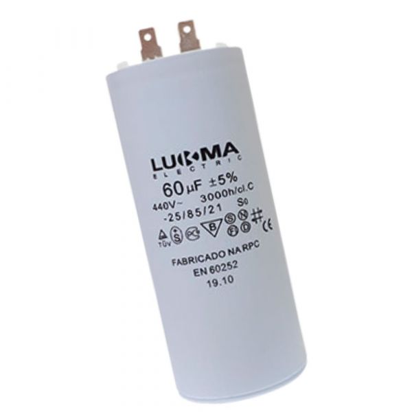 Capacitador Permanente 60UF 440V Lukma