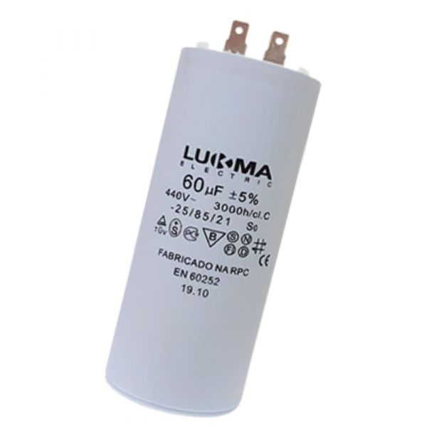 Capacitador Permanente 60UF 440V Lukma