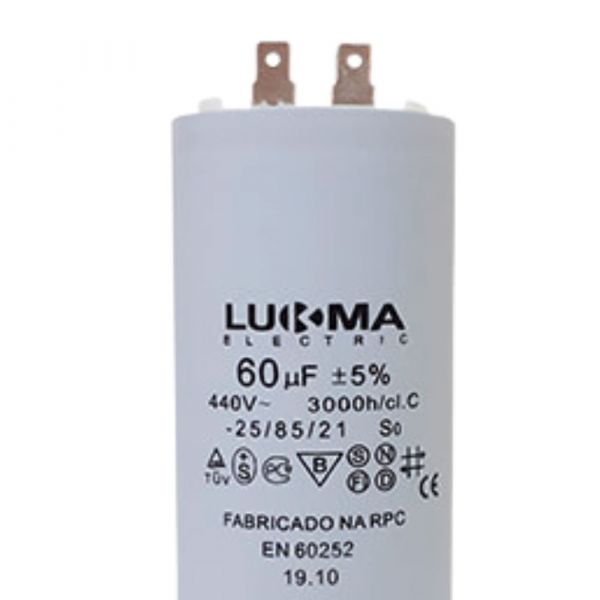 Capacitador Permanente 60UF 440V Lukma