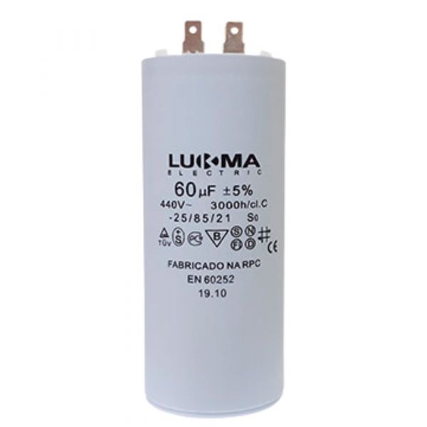 Capacitador Permanente 60UF 440V Lukma