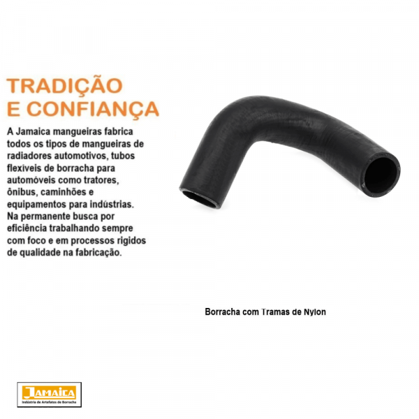 Mangueira Moldável Superior do Radiador Monza/Kadett 1989-1990 Jamaica 