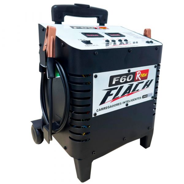 Carregador Inteligente de Bateria F60 RNEW 20A 12-24v Bivolt Flach