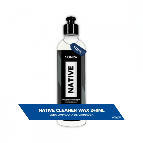Cera Limpadora Carnaúba Native Cleaner Wax 240ml Vonixx