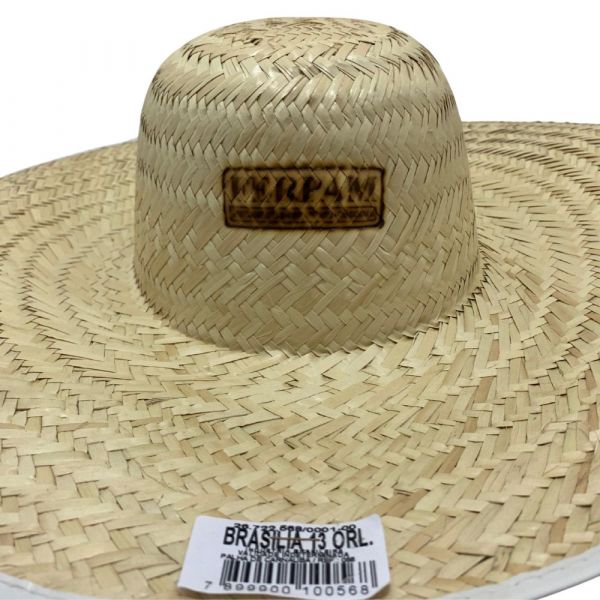 Chapéu de Palha Brasilia 13 Sem Barbelo