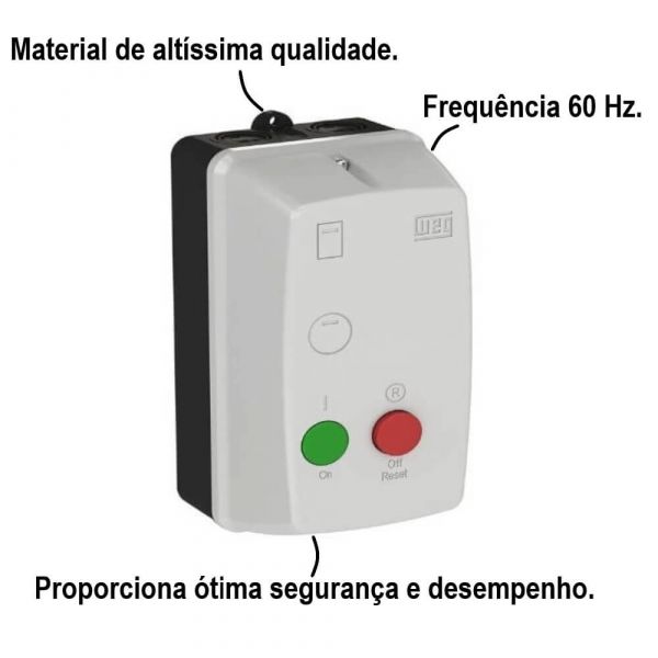 Chave Partida Direta Trifásica 5CV 7-10A Weg