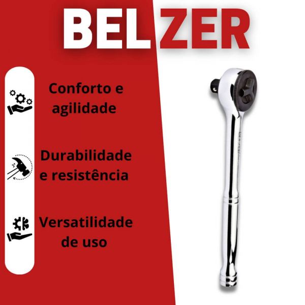 Chave Catraca Para Soquete 1/4” Belzer 